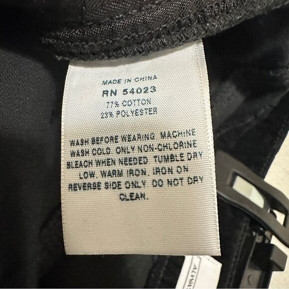 GAP 1969 Black Velvet Always Skinny Jeans w/zipper detail - Picture 9 of 9